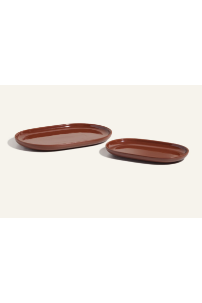 Terracotta Serving Plates (set of 2)